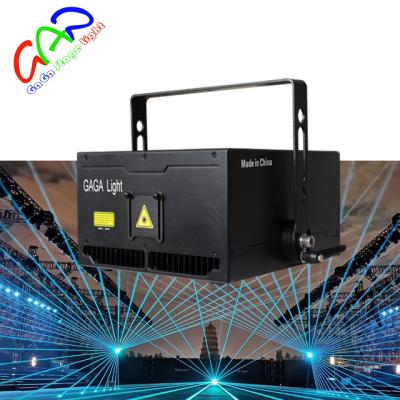 China Theme Park High Power Stage Laser Show 12w RGB Full Color Animation Laser Beam Light for sale