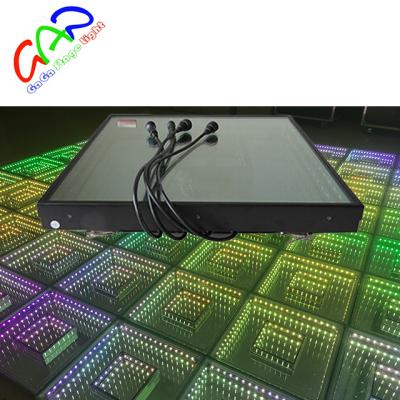 China Outdoor portable stage professional 3d dmx rgb stage led , dance floor for sale