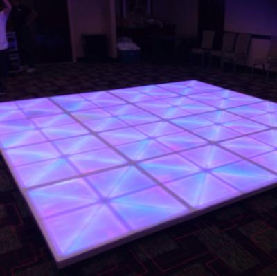 China RGB 1m*1m DMX RGB Stage Lighting Dance Panel Led Dance Floor for sale