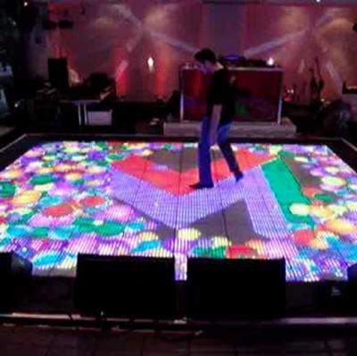 China Wholesale Portable RGB Led Dance Floor Seamless Wedding Dance Floor For Sale for sale