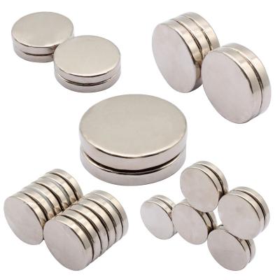 China Wholesale Industrial Magnet Round Neodymium Magnets N52 Disc Rare Earth Neodymium Magnet for sale