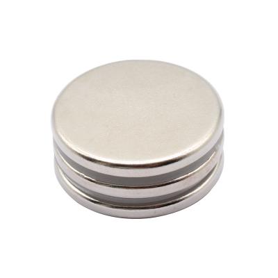 China Industrial Wholesale Strong Neodymium N52 Magnet Material Circular Neodymium Magnet Manufacturer for sale