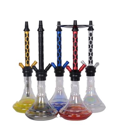 China Stainless steel Zinc alloy Sheesha seesa Hookah set Wholesale Stainless Steel Shisha Hookah Set Metal Sheesha seesha Hookah Smoke Factory direct for sale