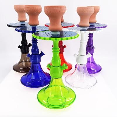 China Smooking Shisha Buy Cheaper Acrylic Plastic Set Hookah Travel Portable Design Arabian hookah Cheaper Price Hookah Factory Direct wholesale for sale