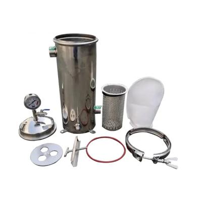 China High Precision Industrial Micro Filtration Single And Multi Filter Housing Hotel Bag Filter PP Stainless Steel for sale