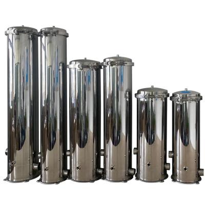 China Building Material Shops Stainless Steel High Security Precision Cartridge Filter Housing Water Treatment Water Filtration Pre for sale