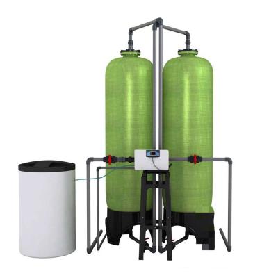 China Hotels Automatic Automatic Control Industrial Softener System Demineralized Hard 6TPH Water Softener Treatment for sale