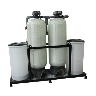 China Industrial Hotels Shower 15m3/hr Water Filtration Plant Softener Filtration Filter System Hotels Farm With Salt Tank for sale