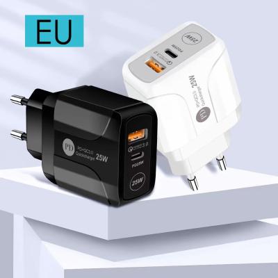 China QC 3.0 Palladium Type C Mobile Phone Mobile Phone Amazon Hit Usb Wall Charger Universal Fast Charging Charger for sale