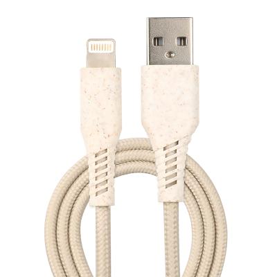 China Fast Computer Charger Wire Type C USB Cable For Mobile Phone With Eco-Friendly Wheat Straw Material for sale