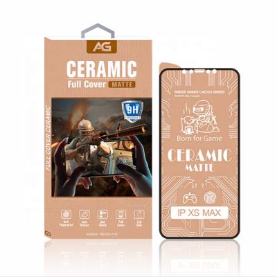 China Full Glue Screen Glass Proctector For iPhone Matte Nano Film Screen Protector For iPhone 7 8 11 For Samsung A20 A30s Full Glue Tempered Glass for sale