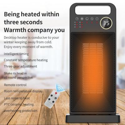 China Hotel PTC Space Heater Electric Heater Touch Screen Household Remote Control Heater 1200w 1500w 2000w for sale