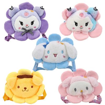 China Kids Adults Birthday Decoration Sanrio Home Bag Plush My Melody Anime Kawaii Kuromi Plushie Backpack Cinnamoroll Handbags Stuffed Backpacks Kids Toys for sale