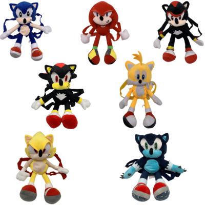 China Kids Adults Birthday Home Decoration Stuffed & Plush Dolls Super Sonicator Juguete De Sonic Figures Muneco Sanei Sonic Ultra Stuffed Animal Toys Bag Backpack for sale