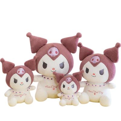 China Home Cartoon Sanrio Kuromi Birthday Decoration Kids Adults Stuffed Plush Toy Kawaii Anime Soft Kids My Melody Action Figure Christmas Gifts for sale