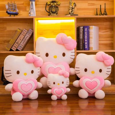 China Cartoon Hello Kitty Cat Plush Pillow Soft Toys Design Kids Adults Birthday Home Decoration New Stuffed Plush Toy For Girl Halloween Gifts for sale