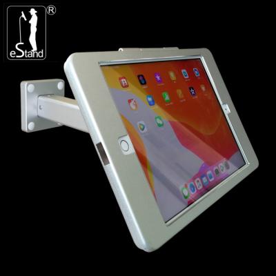 China Hotel Reception eStand 23010RT Rotating Tablet Stand Hotel Anti-theft Adjustable Fixed Front Desk for iPad 10.2/10.5