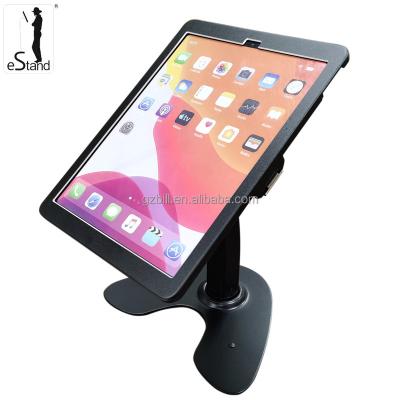 China 360 Degree Rotating eStand BR23009K Restaurant Table Payment Kiosk Security For 12.9