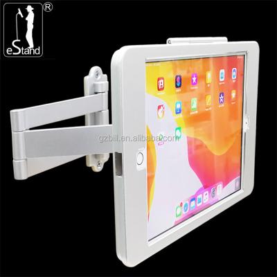 China Foldable eStand BR23013WRT Anti Theft For 10.2/10.5 iPad Display Stand Wall Mounted Holder 360 Degree Rotation for sale