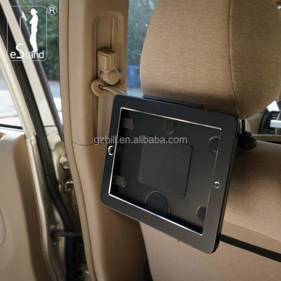 China Aluminum metal case eStand BR24002 taxi/car headrest tablet mount security for ipad pro bracket for sale