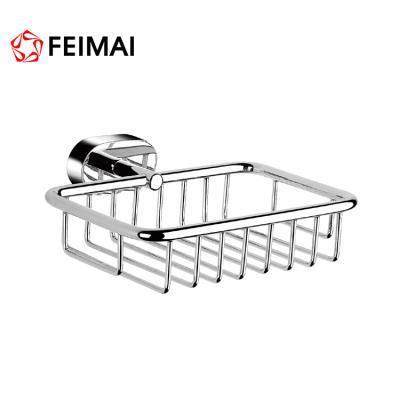 China Triangle Fine Copper Wall Mounted Corner Wire Basket Wire Soap Stocked Soap Basket for sale