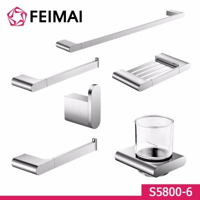 China 2018 Sustainable Brass New Bathroom Accessory Set Manufacturer FEIMAI for sale