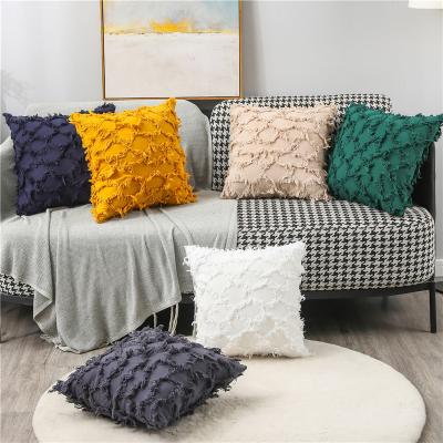 China Central Institute of Statistics Style Polyester Boho Cushion Wearable Double-Sided Handmade Ornate Nordic Blanket for sale