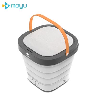 China Hotel Youth Version Xiaomi Moyu XPB08-F1C Folding Bucket Mini Portable Washing Machine Travel Laundry Wash Tub For Camping Dormitory for sale