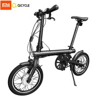 China Xiaomi Mijia QiCYCLE EF1 Smart Folding Electric Bike 20Km/h 45km Mileage Chain Mini E-Bike 2020 for sale