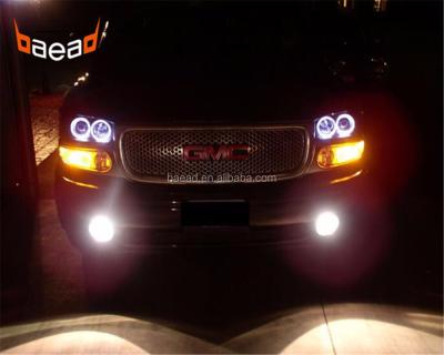 China Special PCB Car Headlight Retrofit GMC SIERRA 2004 RGB Halo Rings LED Angel Eyes for sale