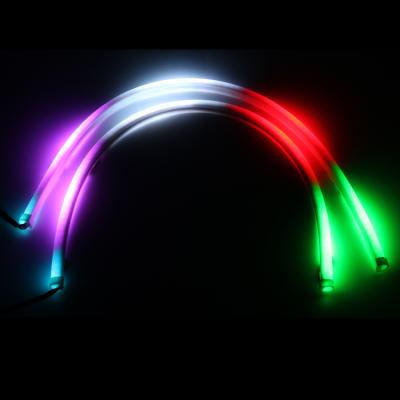 China car/motorcycle/atv slingshot/waterproof 24 inch roller coaster smd rgb chase led flexible neon strips for motorcycles for sale