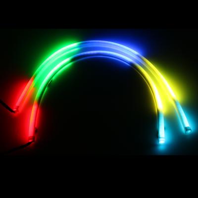 China Universal Car/Motorcycle/ATV Slingshot/Roller Coaster Car DRL RGB Led Strip Light Chasing Led Flexible Strips Led Tubes for sale