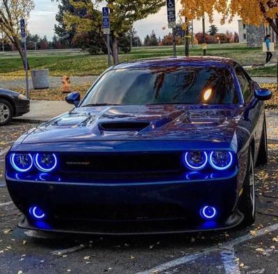 China Auto Multicolor LED Boards Halo Kit 2015-2021 Dodge Challenger Led Light Board for sale