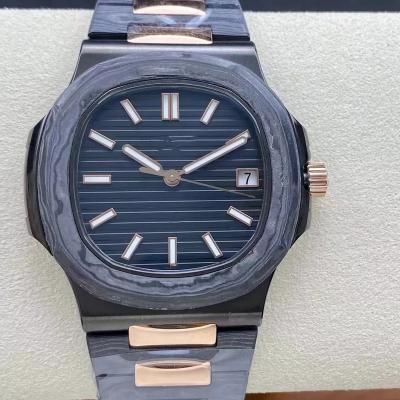 China Business Automatic Top Date Date Waterproof Carbon Welded Luminous Mens Luxury Automatic Mechanical Watch for sale