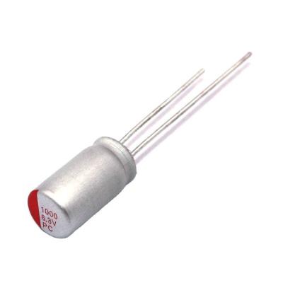 China Through Hole Polymer Aluminum Solid Capacitors 1000uf 6.3 v 330UF 16V for sale