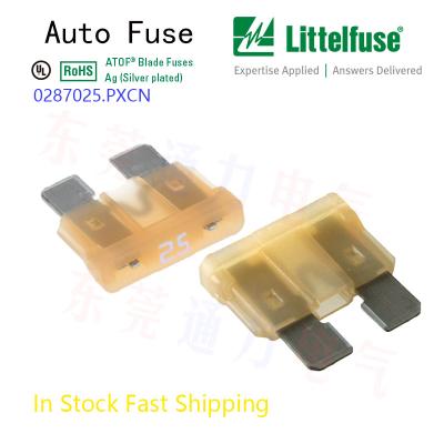 중국 Littelfuse 25 Amp Gree Blade Car Fuse 32V Dc  Mfr. Part No 02870030.PXCN 판매용