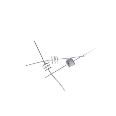 China UL Recognized Axial Termination Coaxial Gas Discharge Tube With 2 Electrodes And 1pF Capacitance à venda