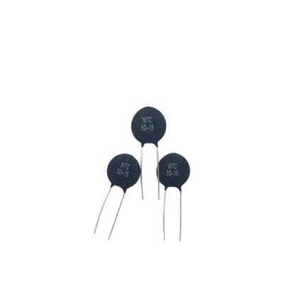 China Through Hole NTC Thermistor 1.5D-15 -40.C~150.C with 0.5mW/.C - 10mW/.C Dissipation for sale