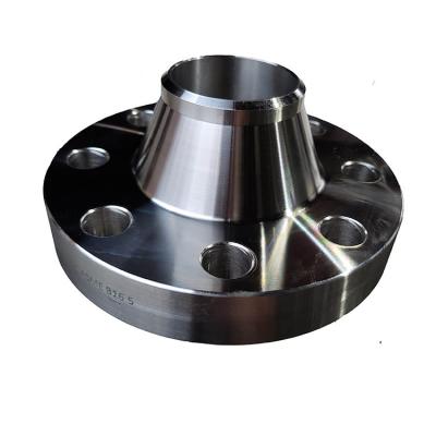 China Pipe Connection Forged Carbon Steel Asme B16.5 Sch40 Sch80 Astm A105 Standard Weld Neck Flange for sale