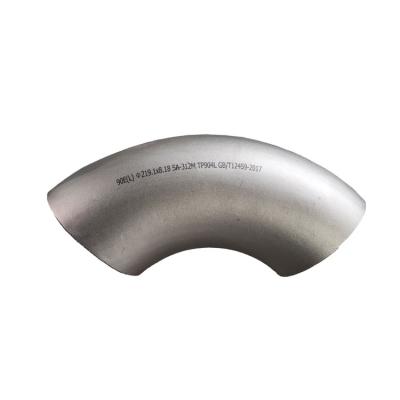 China STAINLESS STEEL MS Pipe Fitting 1/2 Elbow 90 Degree 4 Inch Stainless Steel Elbow for sale