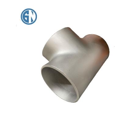 China Stainless Steel Carbon Steel Butt-weld Seamless Pipe Fitting Tee for sale