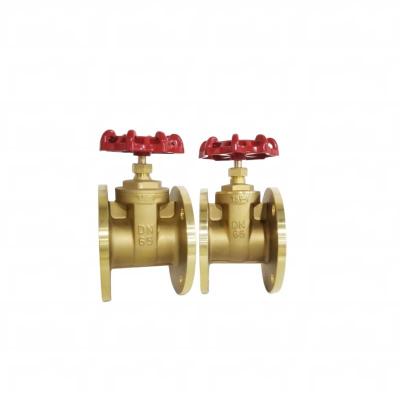 China factory casting dn40 manual flange brass gate valve sanitary for sale