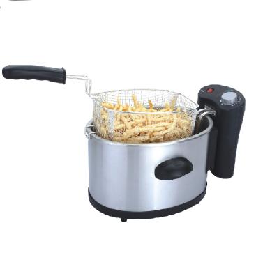 China Use at home China best factory directly sell 3.5L economical stainless steel deep fryer with timer for sale