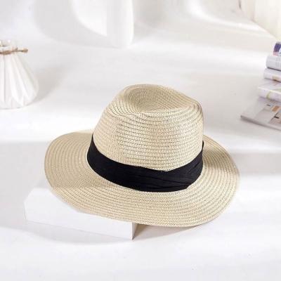 China Straw Panama Hats Extra Size Unisex Paper Head Panama Hats Straw Summer Felt Hats For Women, Promotional Multicolor Panama Straw Hats For Adult Running Clothing for sale