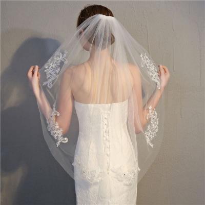 China Hot Selling Soft Touch Veil Bridal Accessories One Layer Wedding Accessory Veils for sale