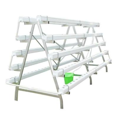 China Nft Eco-Friendly Hydroponics System With 36 108 Holes Vertical Hydroponic Tube Plant Box Power Vegetable Building Kits PVC Systems for sale