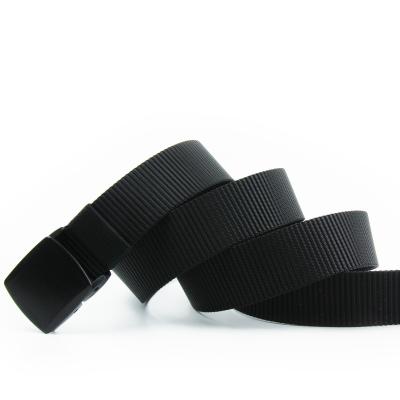 China Fashion.Casual Nylon Belt For Men The Out Door Belt Canvas Web Belt With Plastic Buckle for sale