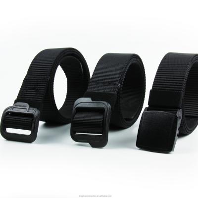 China Fashion.Casual Nylon Belt For Men The Out Door Belt Canvas Web Belt With Plastic Buckle for sale