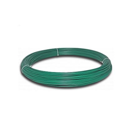 China Building Construction Areas Garden Fence Straining Green Plastic PVC Coated Iron Wire Metal Garden Wire for sale