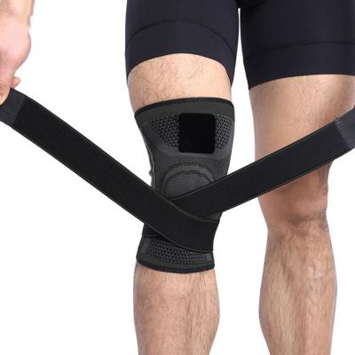 China New Adjustable Elastic Breathable Adjustable Sports Knee Pad Breathable Protective Gear for sale